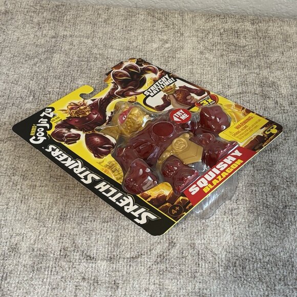 Heroes Of Goo Jit Zu NEW Stretch Strikers Squishy Blazagon 2024 - Picture 6 of 7